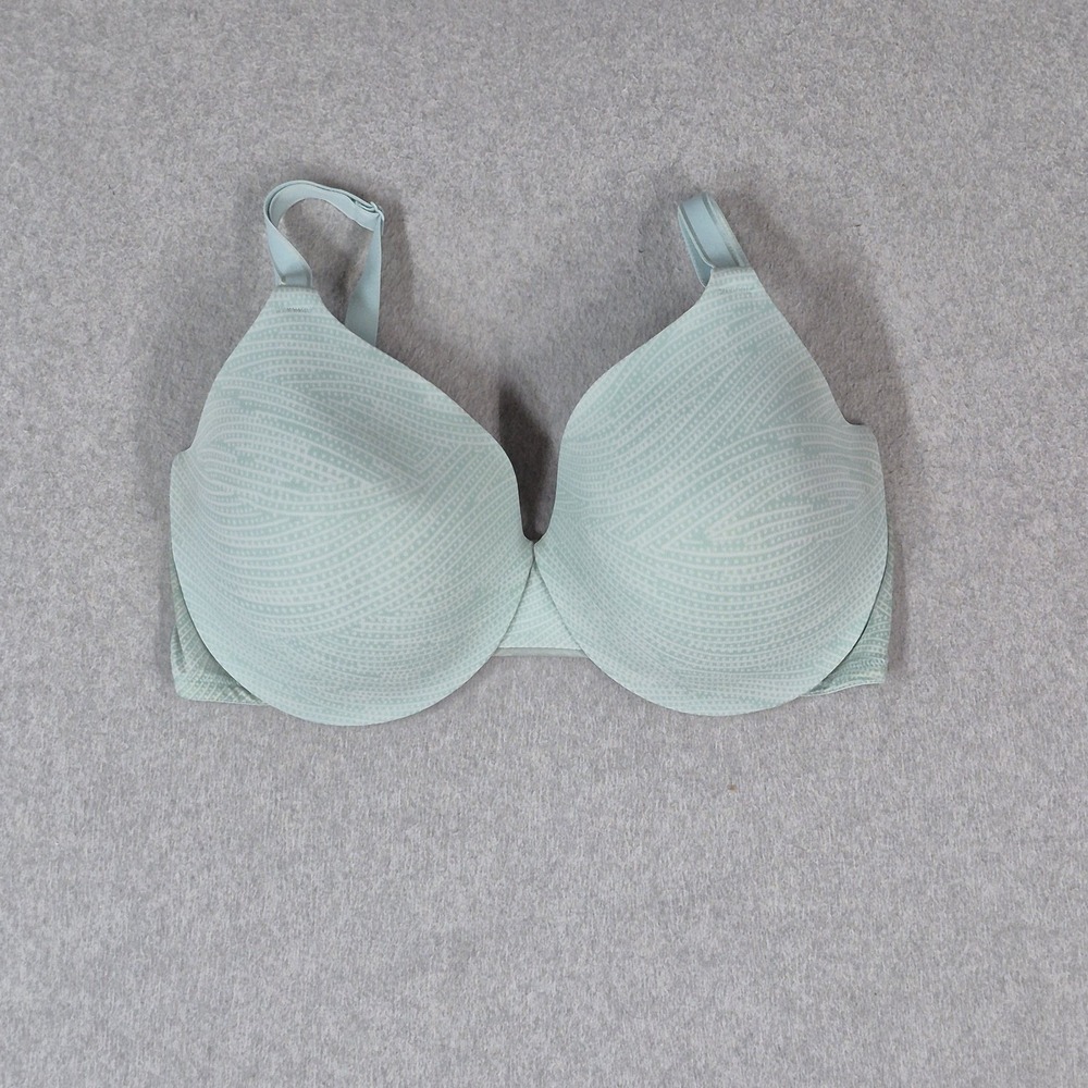 Warners Women Bra 38DD Blue Heather T Shirt Underwired Strap